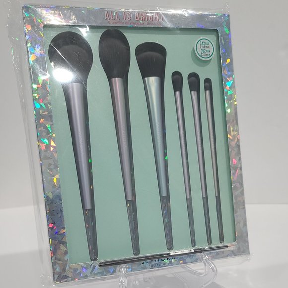 NIB ✅ Sephora 7pc Brush Set: ALL IS BRIGHT SET ✨ NIB - Picture 2 of 4